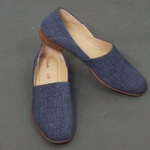 Denim, Clark Brand, Slip on Shoes NEW